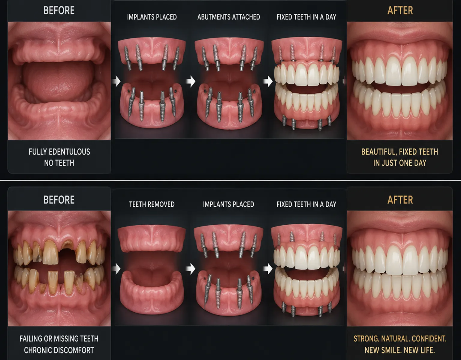 Teeth in a Day procedure at Oral Surgery Group